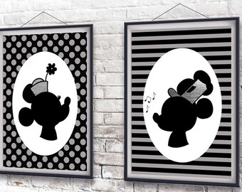 Magic Mouse Printable Wall Art - DIY Mouse Decor - Magic Fan Art -You Print Home Decor - 8x10 - Instant DL