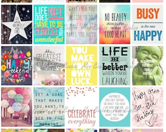 Quote Stickers Planner Printable Motivational Quotes | Etsy