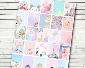 Pastel Planner Sticker Sheet - Pastel Planner Stickers - Print at Home- Digital - fits Erin Condren Life Planner - Instant Download