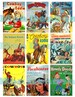 Digital Collage Sheet of Vintage and Retro Cowboys and Indians Childrens Book Images - DiY Printables - INSTANT DOWNLOAD 