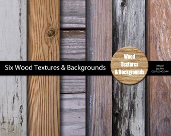 May include: Six wood textures and backgrounds, each with a different grain and color. The textures are 300 ppi and are available in JPG format. The textures are perfect for use in digital design projects.