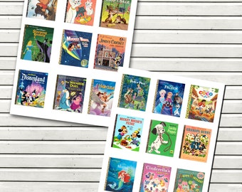 Kinderbücher Cupcake Toppers - Set Nr. 2 - DIY Party Cupcake Toppers - Storybook Cupcake Toppers - Print at Home - Party Cupcake Toppers