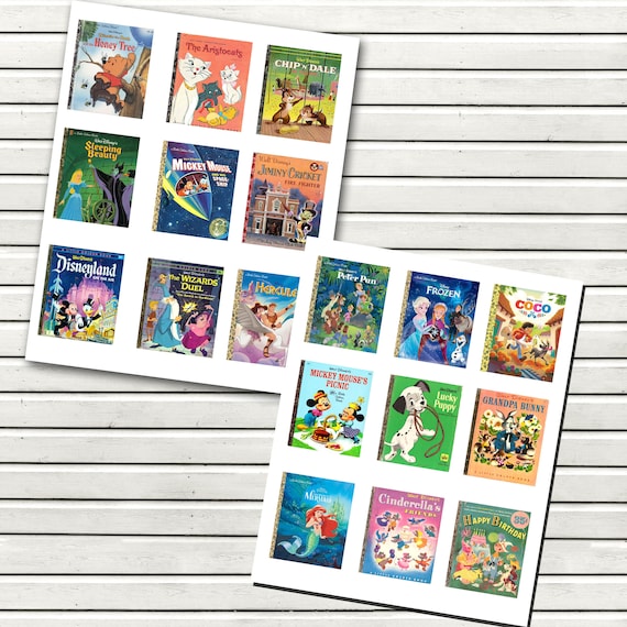 Kids Books Cupcake Toppers - Set No. 2  - DIY Party Cupcake Toppers - Storybook Cupcake Toppers -Print at Home -  Party Cupcake Toppers