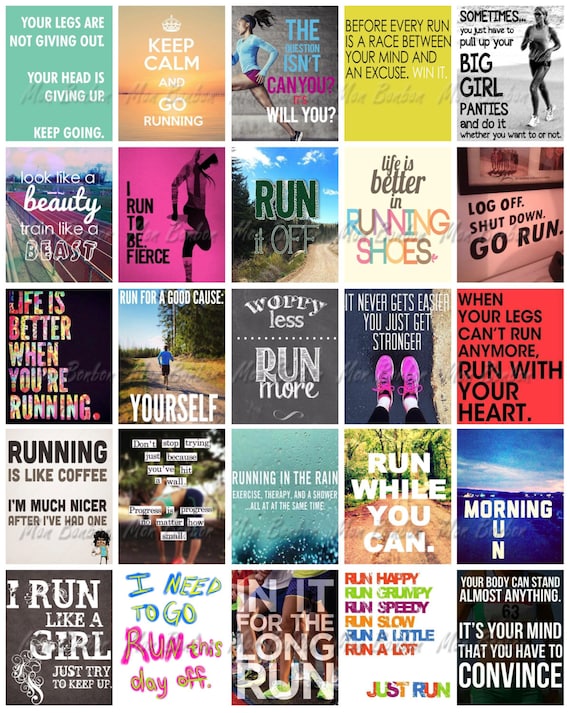 Running Quotes for Life Planners Print at Home Life Planner
