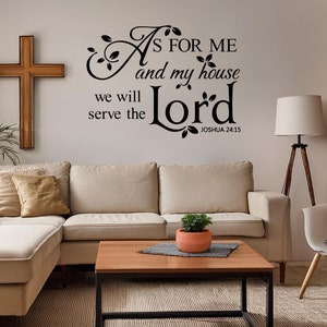 We will Serve the Lord {Table Cross} We will Serve the Lord {Table Cross}