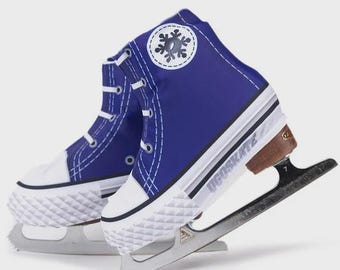 Fundas para botas de patines de hielo/patines sobre ruedas (azul)