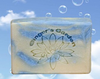 Badedas Man's Scented Handmade Artisan Soap Blue White
