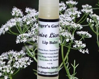 Natural Botanical Anise Licorice Liquorice Lip Balm