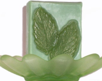 Spearmint Leaf Natural Handmade Soap Aromatherapy Botanical