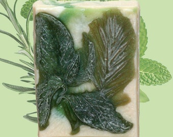 Rosemary Mint Handmade Artisan Soap with Natural Essential Oils