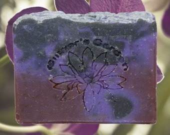 Black Orchid Handmade Soap Mango Butter, Activated Charcoal