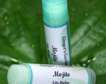 Mojito Natural Lip Balm with hint of Sugar, Mint and Lime