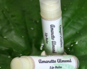 Almond Amaretto Lip Balm Natural Botanical with moisturizing Jojoba