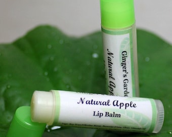 Natural Green Apple Lip Balm with Mango Butter