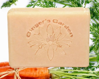 Carrot Natural Orange Color Unscented Soap