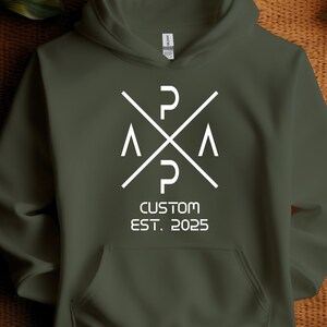 Custom Papa Hoodie,  Best Dad Ever, Gifts For Dad, Fathers Day, Funny Dad Hoodie - Cool Gift for Him, Hoodie For Dad