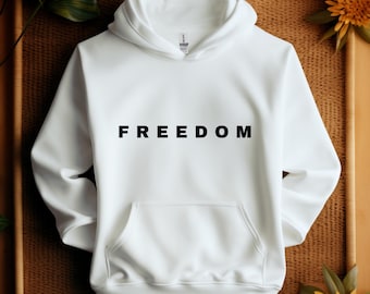 Freedom Activism Hoodie, Political Freedom Shirt, Freedom Hoodie, Free Speech Hoodie, Patriotic Liberty Hoodie, USA Activism Tee