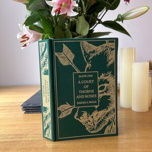 Rebound A Court of Thorns and Roses Hardcover | ACOTAR Book One Collectors Edition | Custom Cover | Sarah J. Mass Gift