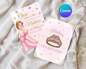 Prinzessinnenparty lädt Prinzessinnen Geburtstag einladen Prinzessinnen Geburtstag Vorlage Prinzessinnen Party einladen Vorlage Prinzessinnen Party Einladungen