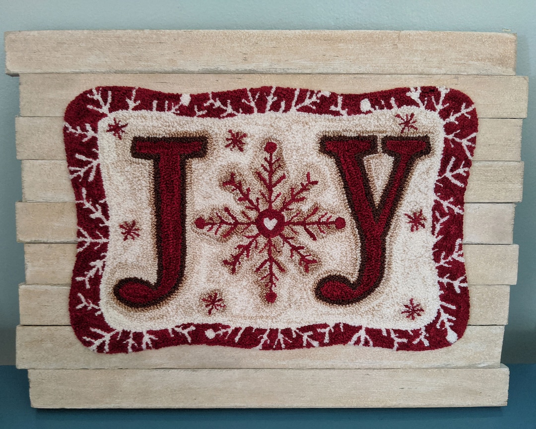 Snowflake Joy - Punch Needle PDF Pattern - Digital Download – Christmas ...