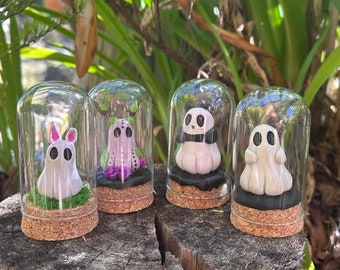 Pet Spooks- Ready to Ship - Ghosts Panda Rabbit Woodland Sprite Figurine