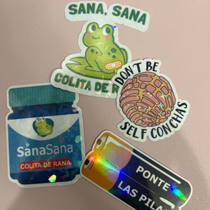 Waterproof mexican stickers