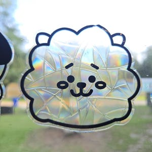 Animal inspired reusable window clings