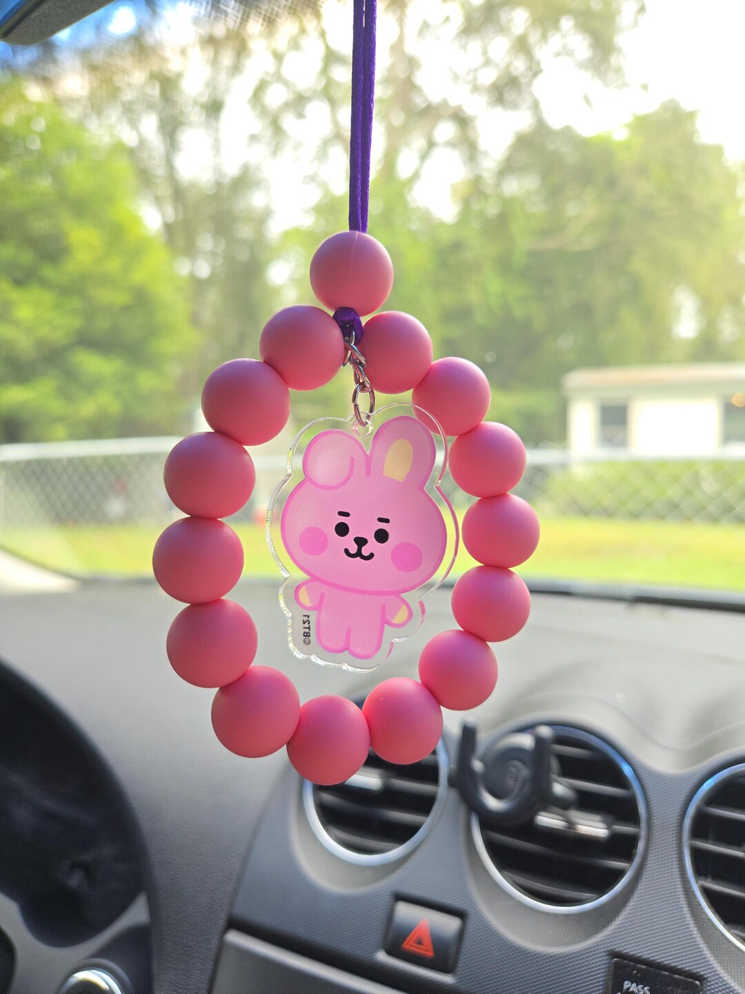 BT21 Inspired Rear Window Car Charms - Etsy