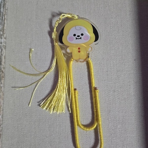 BT21 Inspired Clip Bookmark