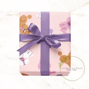 Oodles of Poodles Pup Lover Paper | Luxury Wrapping Paper | Poodle Paper | Celebration Wraps