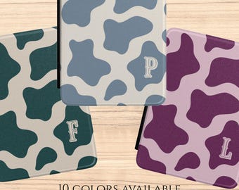 Fundas para Kindle Paperwhite Colorsoft con monograma y estampado de vaca, personalizadas / para celebraciones.