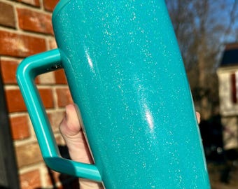 Holographic Glitter Tumbler: Custom Epoxy-Free HydroJug, Stanley, Brumate, Owala