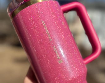 Holographic Glitter Tumbler: Custom Epoxy-Free HydroJug, Stanley, Brumate