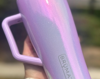 Purple Haze Glitter Tumbler: Custom Epoxy-Free HydroJug, Stanley, Brumate, Owala