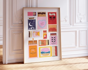 Acotar Inspired Matchbox Style Print Gift Booktok Inspirational Sarah J Maas Minimalist Aesthetic Wall Art Digital Download Book