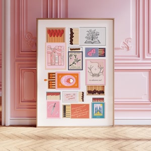 TOG Throne of Glass Inspired Matchbox Style Print Gift Booktok Inspiration Sarah J Maas Minimalist Aesthetic Wall Art Digital Download Book