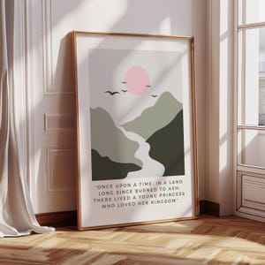 TOG Throne of Glass Inspired Print Quote Booktok Sarah J Maas Minimalist Aesthetic Wall Art Digital Download Aelin Galathynius Terrasen