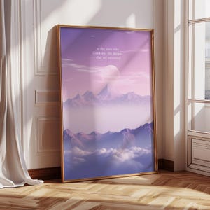 Velaris Lila Landschaft Acotar inspiriert Druck Geschenk Booktok Inspiration Sarah J Maas Minimalistische ästhetische Wand Kunst Digitaler Download Buch