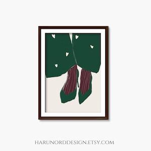 Trendy Women’s Shoe Art Poster: Modern Feminine Artwork for Dressing Rooms_788 image 1