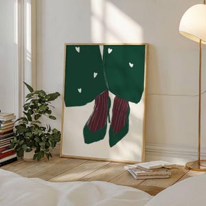 Trendy Women’s Shoe Art Poster: Modern Feminine Artwork for Dressing Rooms_788 image 3