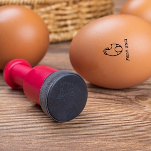 Custom Egg Labels,Farm Stamp，Love Egg Stamp,Cute Egg Stamp,Farm Stamp,Chicken Egg Stamp, Mini Egg Stamp,  Fresh Egg Stamp,Family Farm