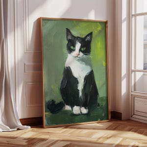 Cat digital wall art Gift Printable Digital Download Animals kitty Lover feline Print at home kitten poster instant download painting