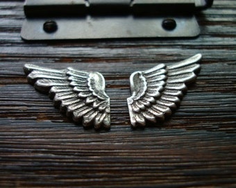 3 Pair Of SILVER Ox WINGS...Silver Ox USA Metals, Great Supplies, Small Wings, Great Detailing