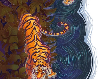 Year of the Tiger - 8.5" x 11" print