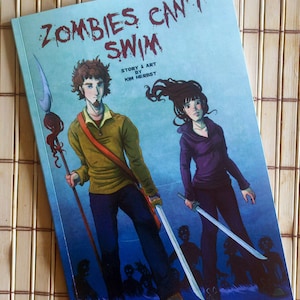 Zombies Can't Swim Signed 40 page COMIC image 1