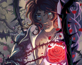 Andre - Rose of Versailles - 8.5 x 11" print