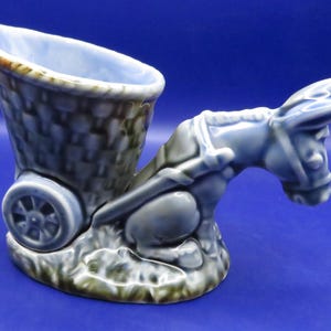 ロバとカートの花瓶 シャムロック アイルランド磁器 - ヴィンテージ
