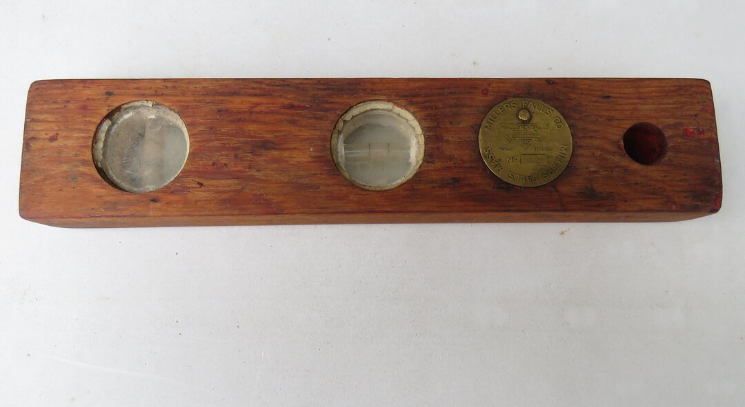 Old Level OLD LEVEL - Old Millers Falls Spirit Level - Vintage - Etsy