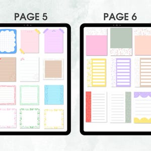 Sticky Notes Digital Planner Goodnotes, Digital Sticky Notes PNG ...