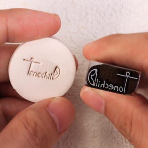 Custom Makers Mark und Logo Stempel, personalisierte Stempel für Keramik und Töpferei, einzigartige Werkzeuge für Keramikkünstler | Personalisierte Stempel